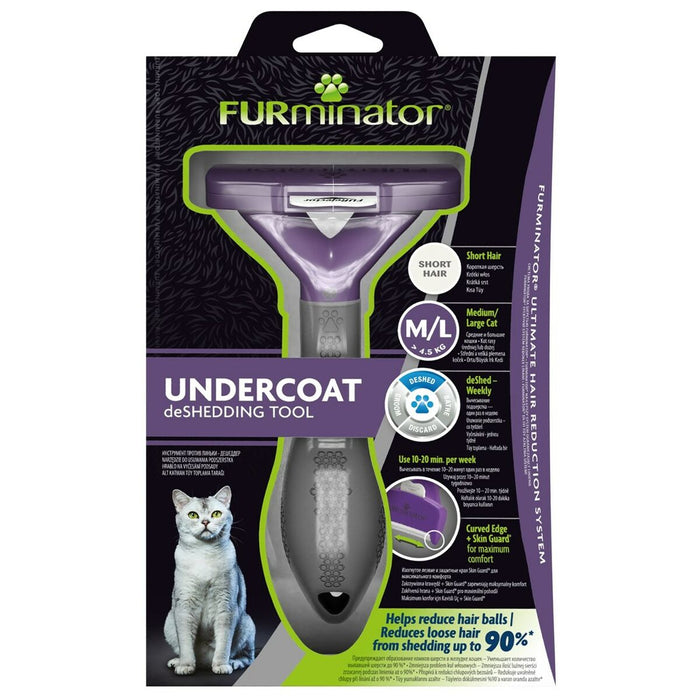 Furminator Black Brush For Cats (Copy) - VMX PETS