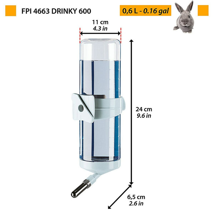 Ferplast Pet Feeding Dish Stainless Steel Drinky (Copy) - VMX PETS