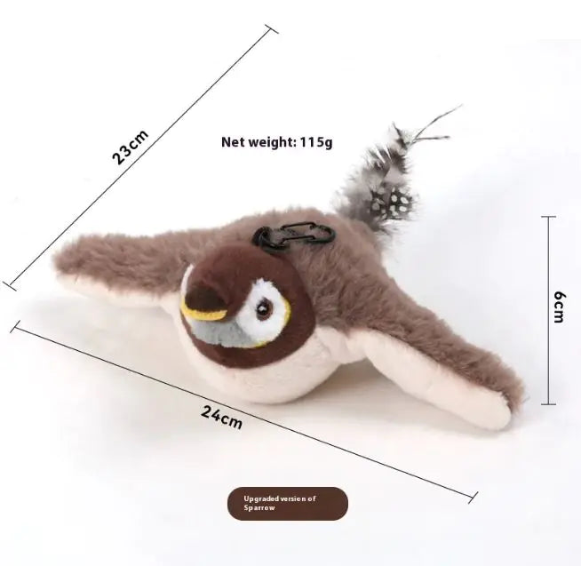 Automatic Flapping Bird Cat Toy USB Rechargeable