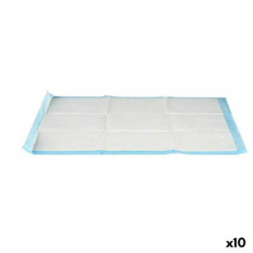 Blue White Paper Polyethylene Puppy Training Pad - VMX PETS