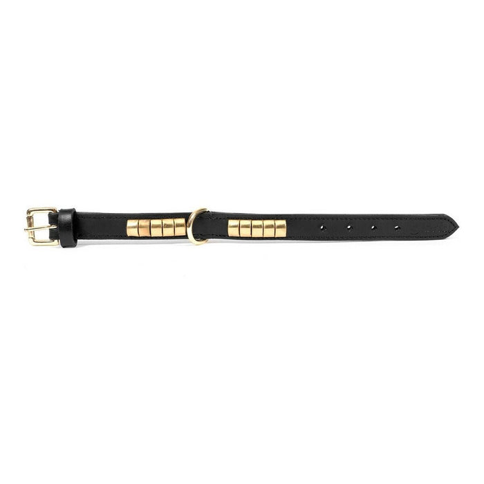 Dog Collar Gloria Duna Black Golden - VMX PETS