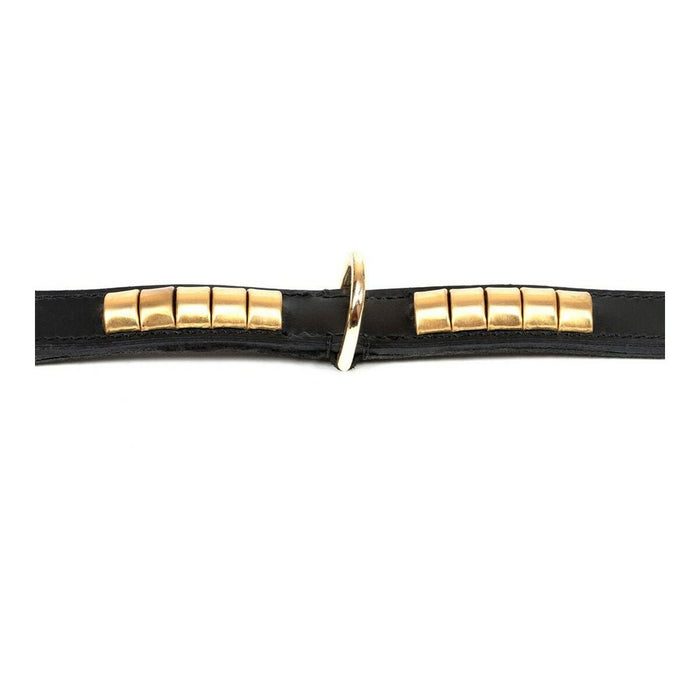 Dog Collar Gloria Duna Black Golden - VMX PETS