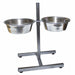 Dog Feeder Trixie Stainless Steel Double Bowl - VMX PETS