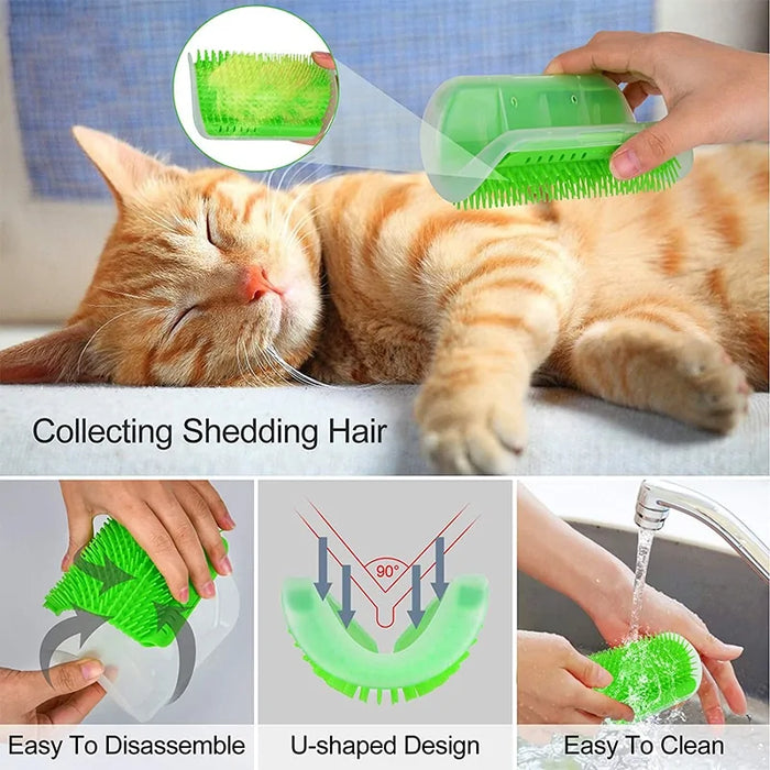 Wall Corner Massage Cat Comb Brush