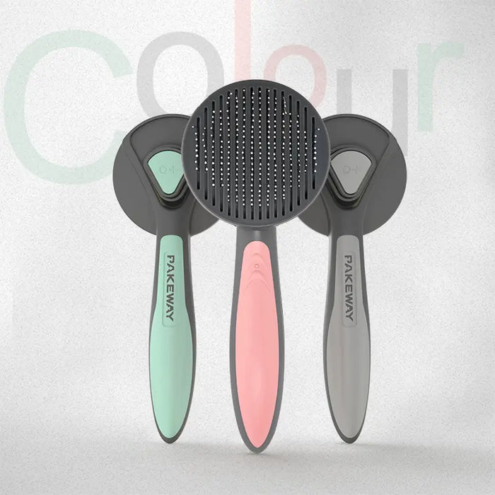 Pet Cat Hair Shedding Comb Button